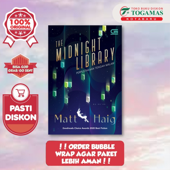 

NEW THE MIDNIGHT LIBRARY ( PERPUSTAKAAN TENGAH MALAM ) - MATT HAIG