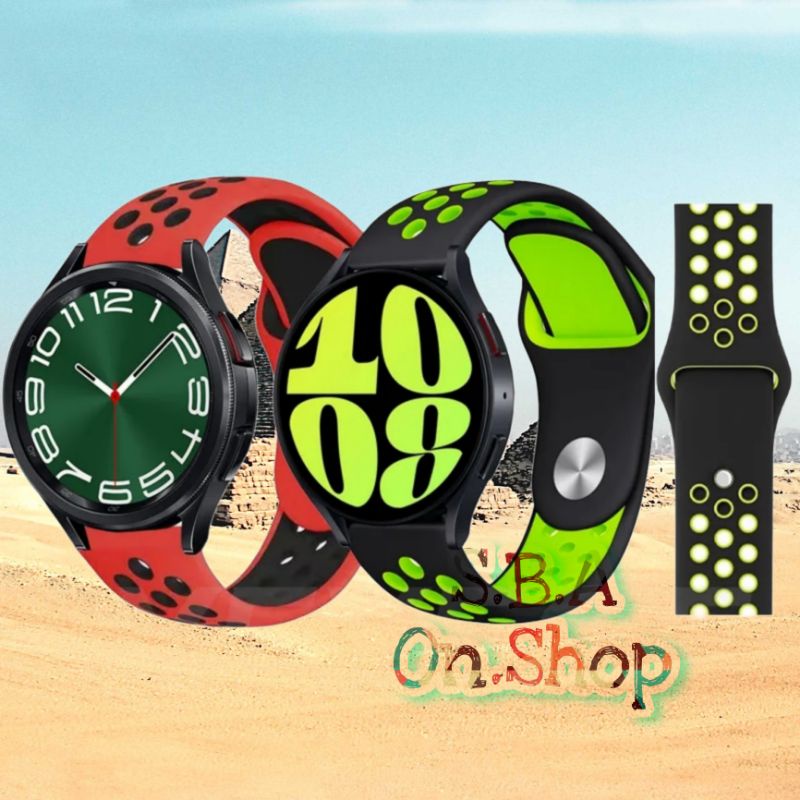 Strap Model Nike Watch Band Tali Jam Samsung Galaxy Watch 7 6 5 4 40mm 44mm Classic 47mm 43mm 42mm 5