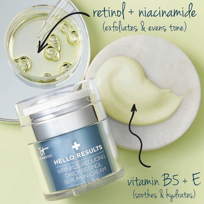 IT COSMETICS Hello Results Wrinkle Reducing Daily Retinol Serum Cream