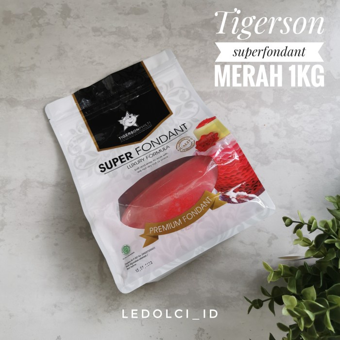 

Promo Tigerson Super Fondant Merah Dan Hitam Kemasan Asli 1 Kg