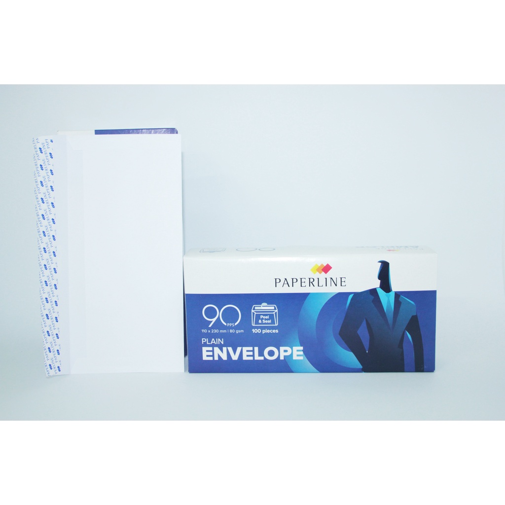 

Amplop Polos Paperline 90 Ukuran 11cm x 23cm Peel & Seal