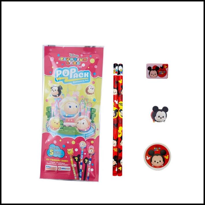 

TERBARU CHARACTER LAND - DISNEY TSUM TSUM POP PACK GIRL STATIONERY ALAT TULIS !!