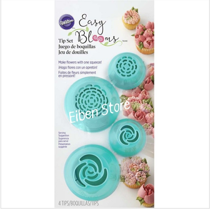 

✅Termurah Wilton Easy Bloom Tips Set-4 Berkualitas
