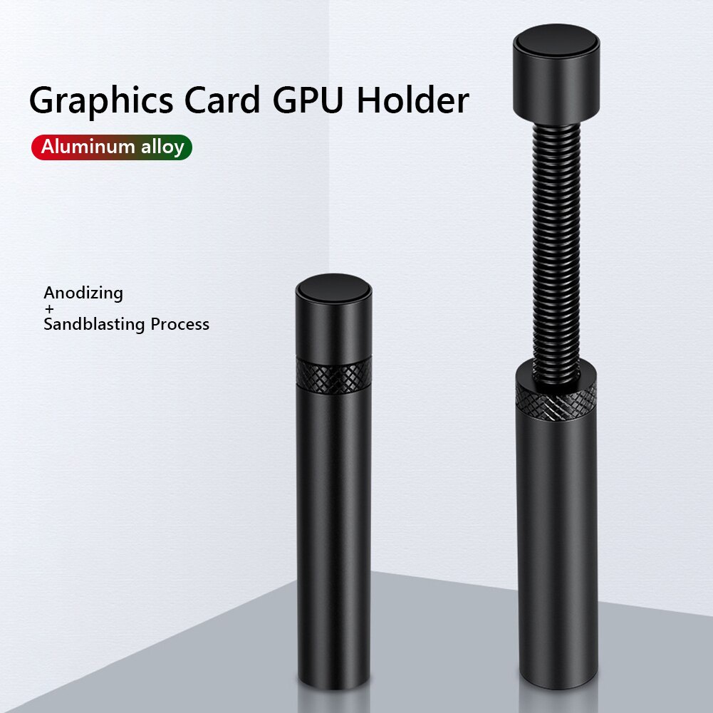 Retractable VGA Holder Stand Vertical VGA Holder Rotary VGA Graphic Card Support Bracket Magnetik