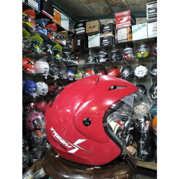 HELM VOG XTREAM SOLID MAGENTA ORIGINAL PRODUK