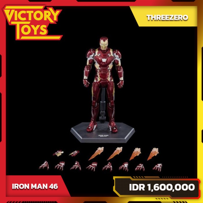 Infinity Saga Dlx Dlx Iron Man Mark 46 By Threezero Ready