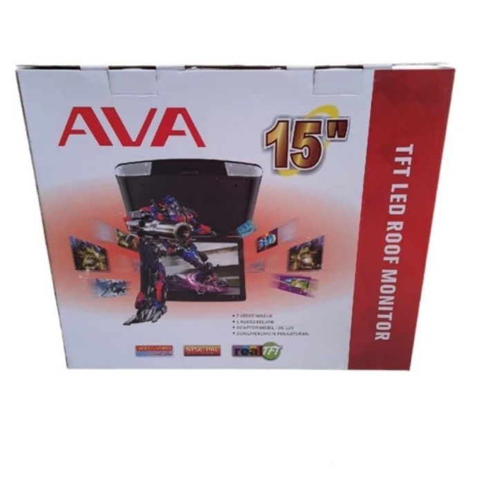 Promo Tv Roof Plafon Mobil 15.1 Inch
