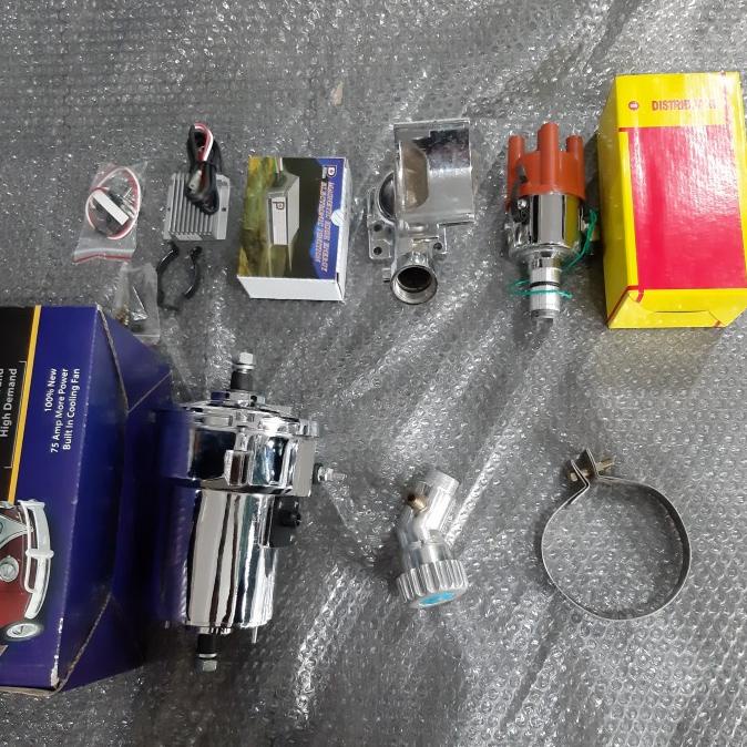 Alternator Set Delco Cdi Dudukan Kleman Vw Combi / Kodok