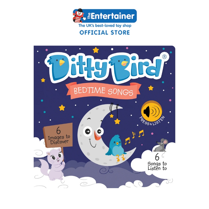 Ditty Bird Bedtime Songs - Buku Interaktif Musik Bayi
