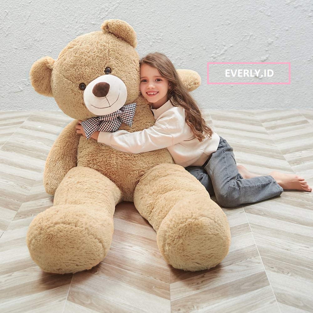 Boneka Jumbo Teddy Bear beruang Besar 1,3 Meter 1,6 m 1 2 SNI Premium Gemoy