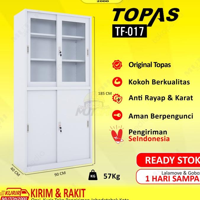 

Big Sale Topas Tf-017 Lemari Arsip Kantor Lemari Besi - Slidiing Kombisasi Terbaik