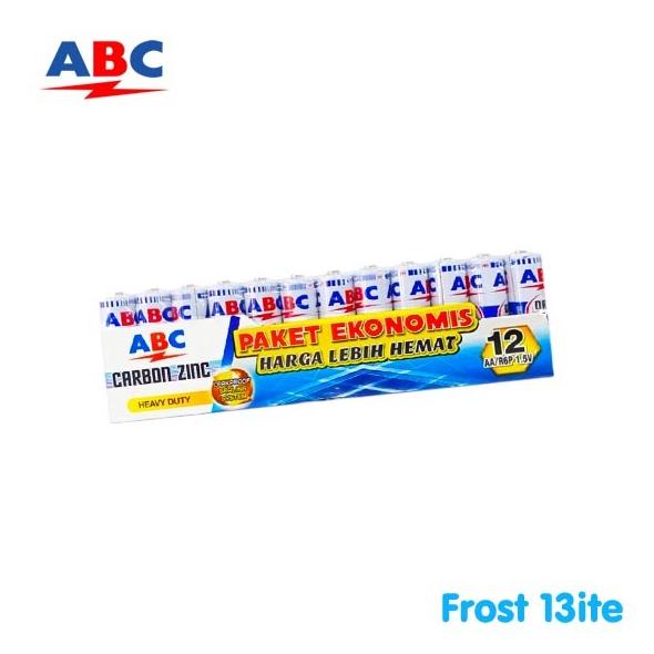 #####] ABC Battery Carbon Zinc Baterei Biru Kecil Baterai AA / R6 Isi 12pcs