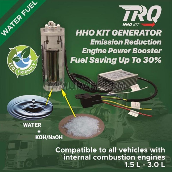 HHO GENERATOR TRQ MOBIL VERSI 2 PENGHEMAT BBM MOBIL