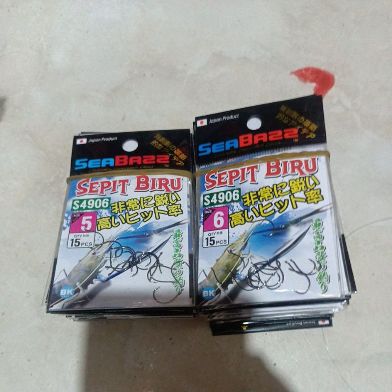 kail udang seabazz sepit biru