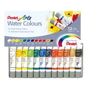 

Tel Arts Watercolour Cat Air Wfrs-12 Color Warna