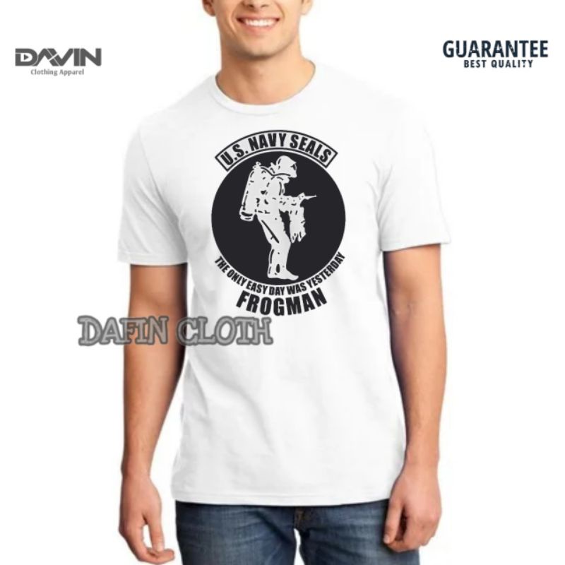 Kaos Pria Baju Tshirt United States Navy Seal  Frogman