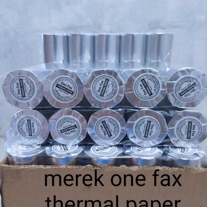 

Paket 100 Roll Kertas Kasir Struk Paper Roll 58X40Mm