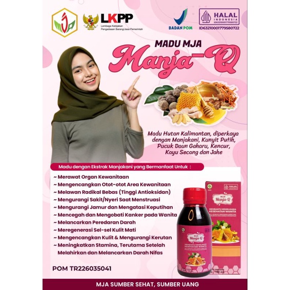 MADU MANJA-Q MJA MANJAKANI AMPUH ✔️ATASI MASALAH KEWANITAAN