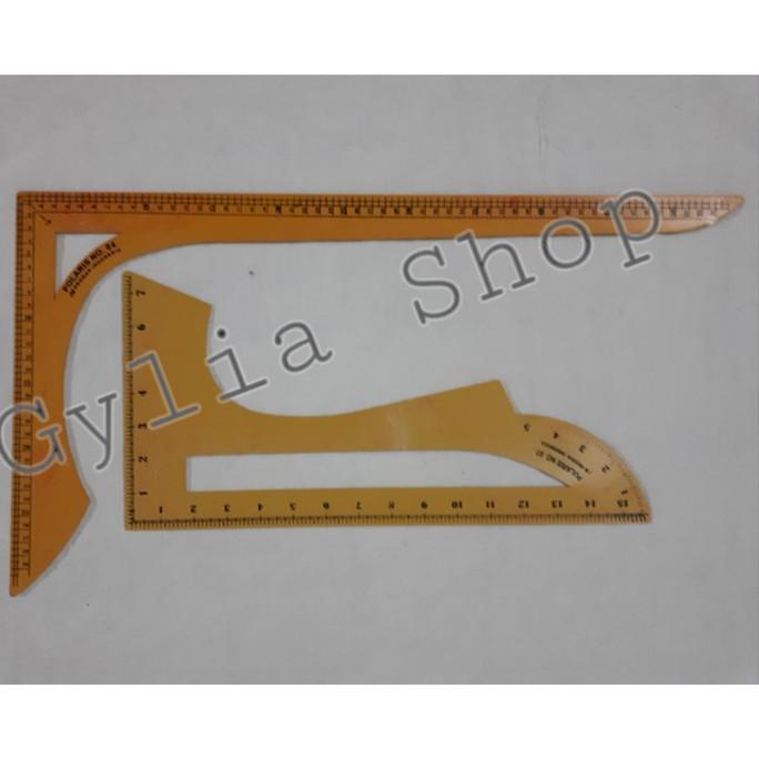 

Terbaru Penggaris Pola Jahit Jumbo Set / Penggaris Siku Jumbo Berkualitas