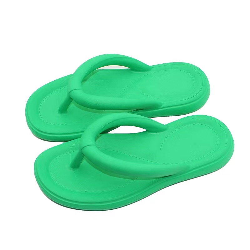 sandal hijau stabilo tosca Sandal jepit karet wanita Sendal jelly wanita korea kekinian perempuan ce