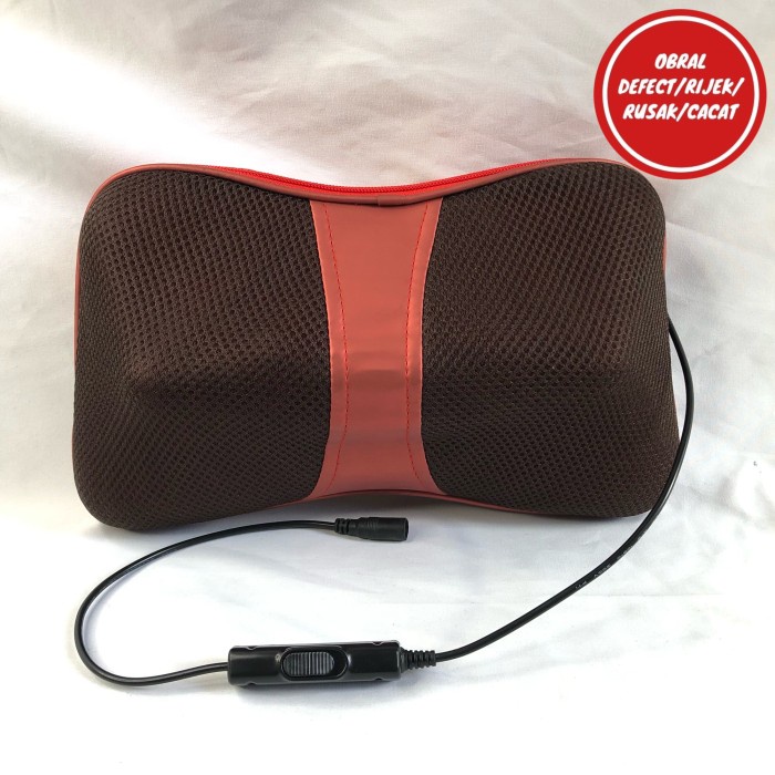 Ready Bantal Pijat Shiatsu Heat Neck Massage Pillow 8-2 - CHM-8028 (2)