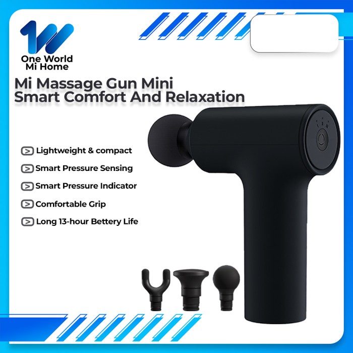 Ready Xiaomi Mijia Mini Fascia Massage Gun - Dark Blue
