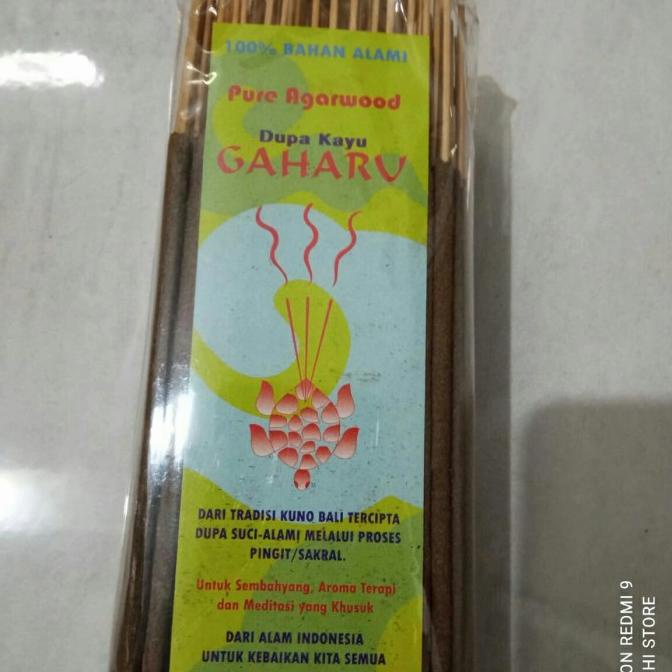 ,,,,,,,] Dupa alami Gaharu stick pendek