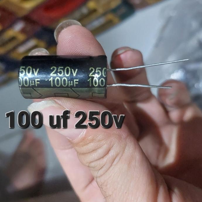 Elko Elco 100Uf 250V 100 Mikro Uf 250 200 V 200V Volt