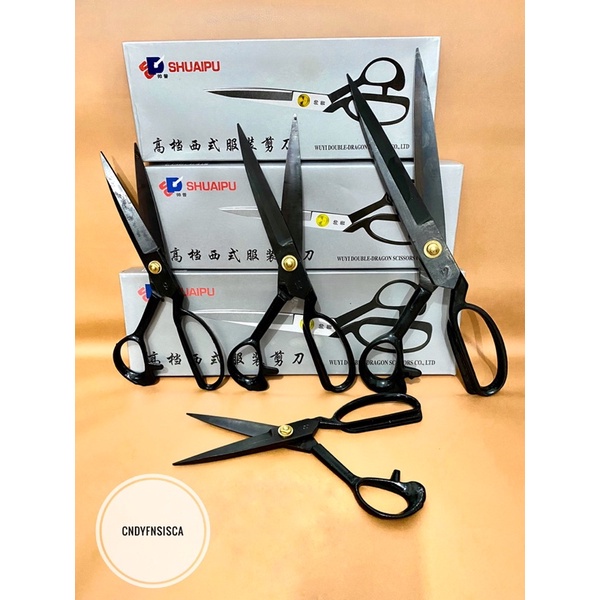 

Gunting Shuaipu 8 Inch / 9 Inch / 10 Inch / 12 Inch Gunting Bahan / Gunting Kain Tajam Stainless