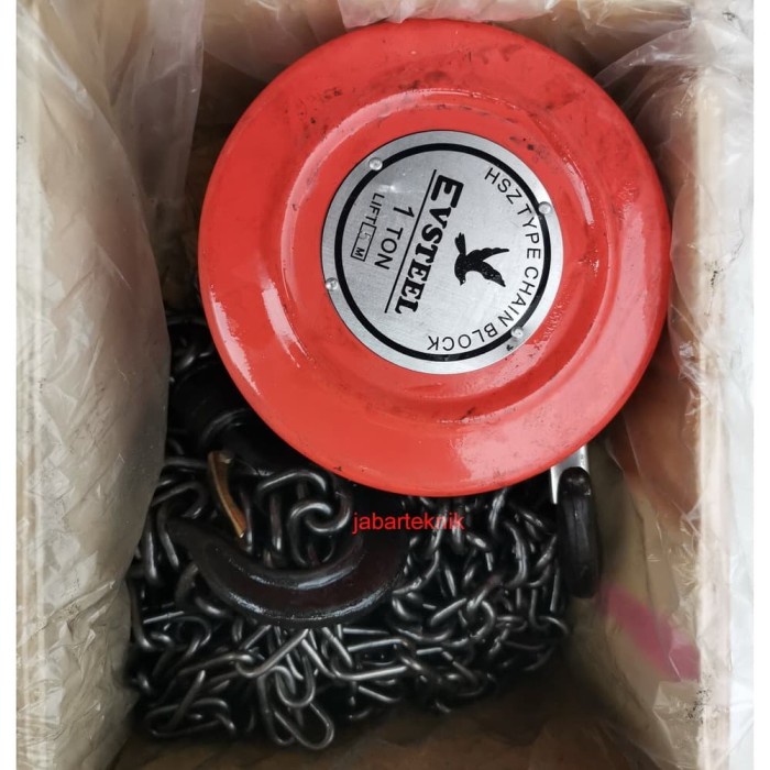 Promo Chain Block 1 Ton 5 Meter Takel Katrol Kerekan 1 Ton 5 Meter