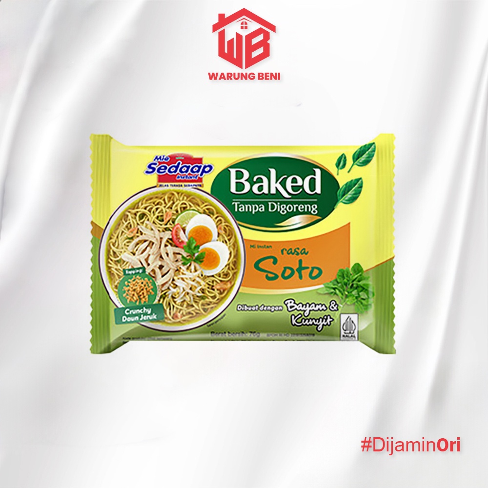 

Sedaap Baked Mie Instan Soto 76 gr