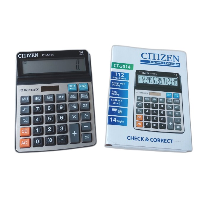 

Kalkulator Jumbo CTTIZEN CT-5514 1 Buah