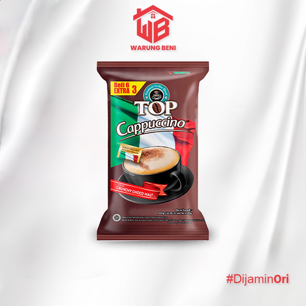 

Top Coffee Kopi Instan Cappucino 25 gr x 6 pcs