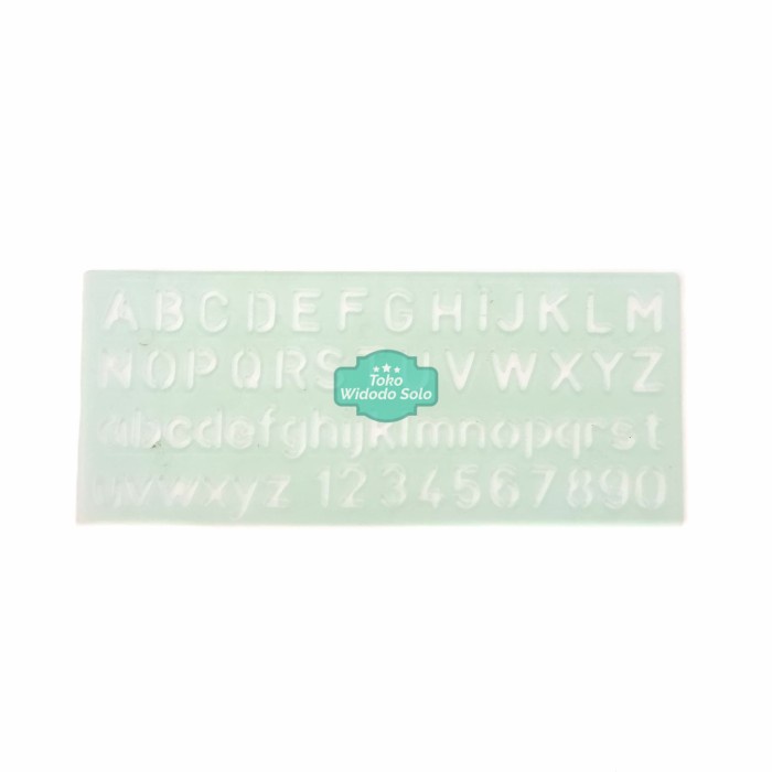 

Penggaris Huruf 65x150mm 10mm Mal Cetakan Angka Besar Alfabet Abjad