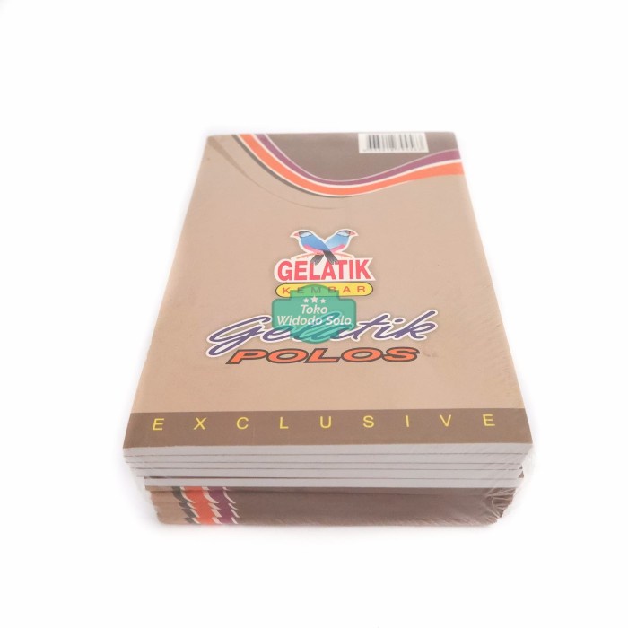 

Notes Polos Gelatik A6 11x16cm 50 Lembar Grosir 1 Pack Isi 10 Buah