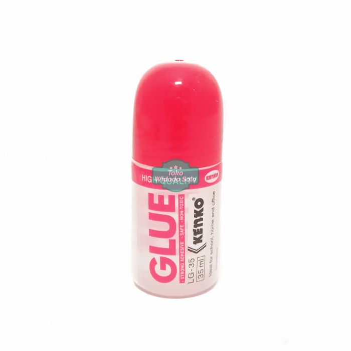 

Lem Kertas Kenko Glue LG35 35ml Cair Putih Bening Kecil