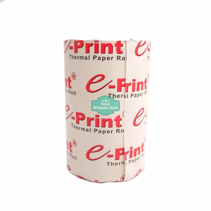 

Kertas Printer ePrint Themper 80x50 Thermal Roll Struk Nota