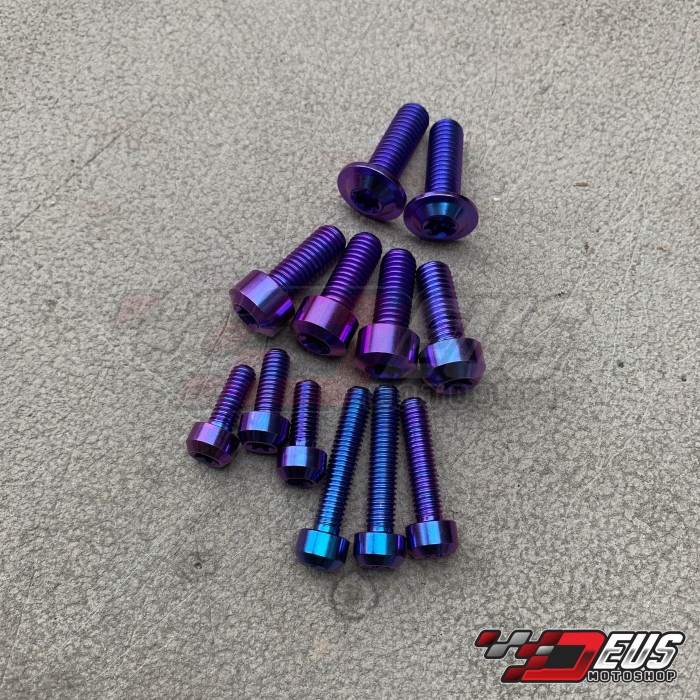 Baut Titanium Set Footstep TYGA Ninja R SS RR / Step Underbone KR KRR