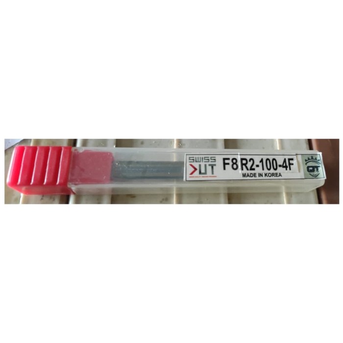 [New] Endmill 8 Mm R2 / Endmill Carbide 8 R2 Panjang 100 Mm / Endmill 8 L100 Berkualitas