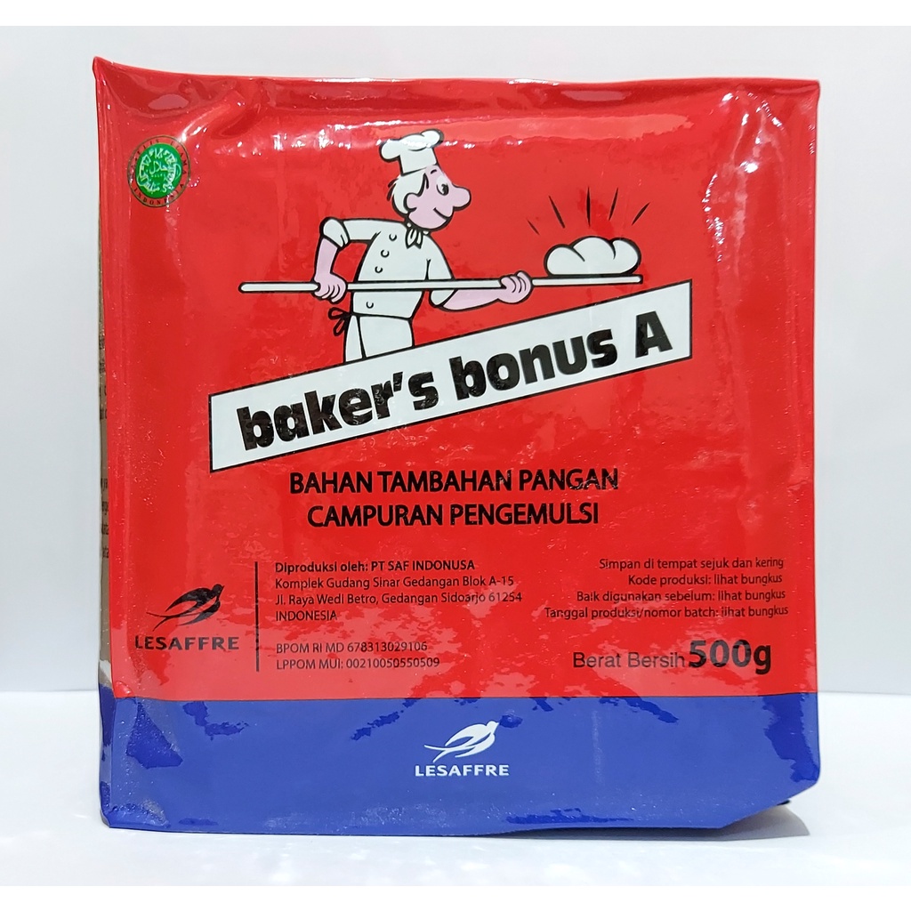 

Bakers bonus A 500gr / pelembut kue 500gr