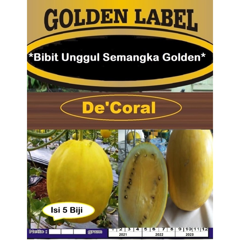 Bibit Unggul Semangka Golden Kuning | Benih Semangka Golden