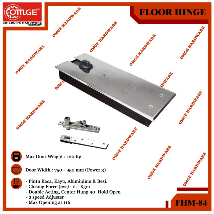 Floor Hinge/Engsel Tanam Omge Fhm-84 (#4)