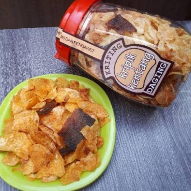 

Ready KRITING (Keripik Kentang Daging)