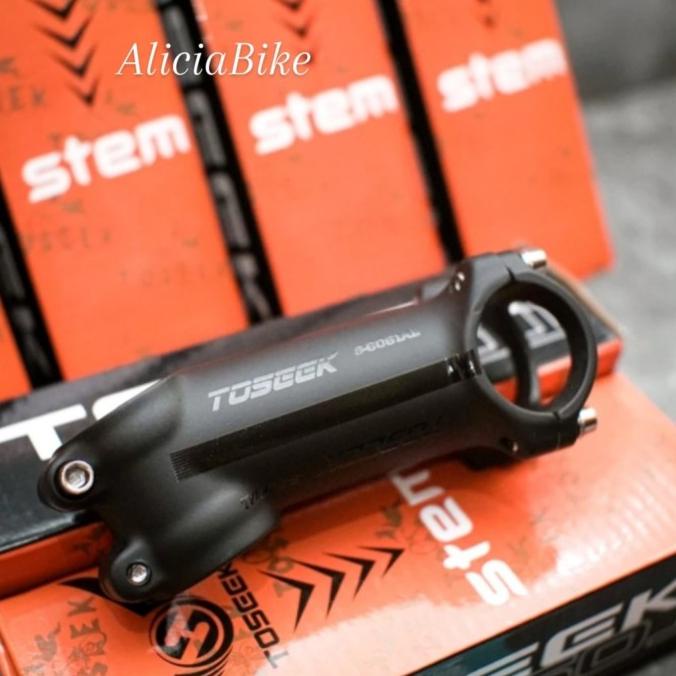 Toseek Stem Carbon Alloy Sepeda Roadbike 80mm 90mm 100mm 110mm 120mm