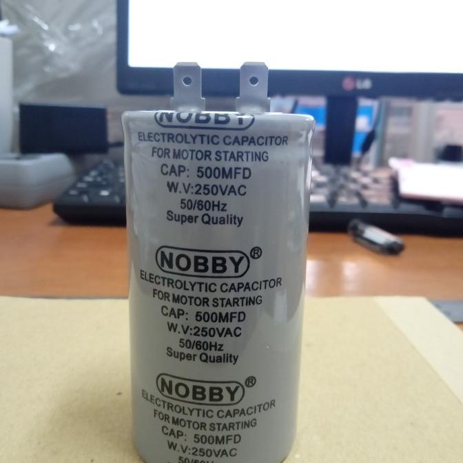 Kapasitor Starting 500 MFD 250 VAC Nobby