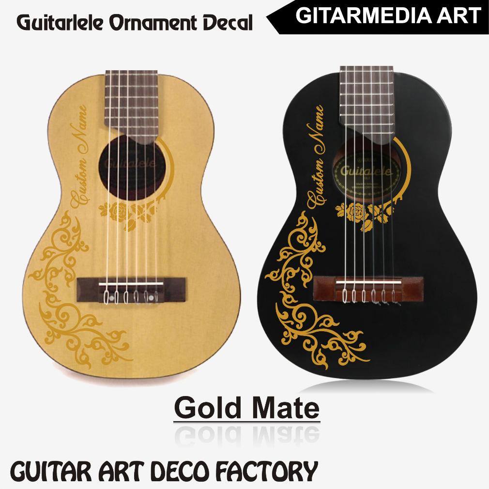 New stiker decal body gitarlele gitar akustik gl1 yamha ornament stiker gitarlele yunior mini aestet