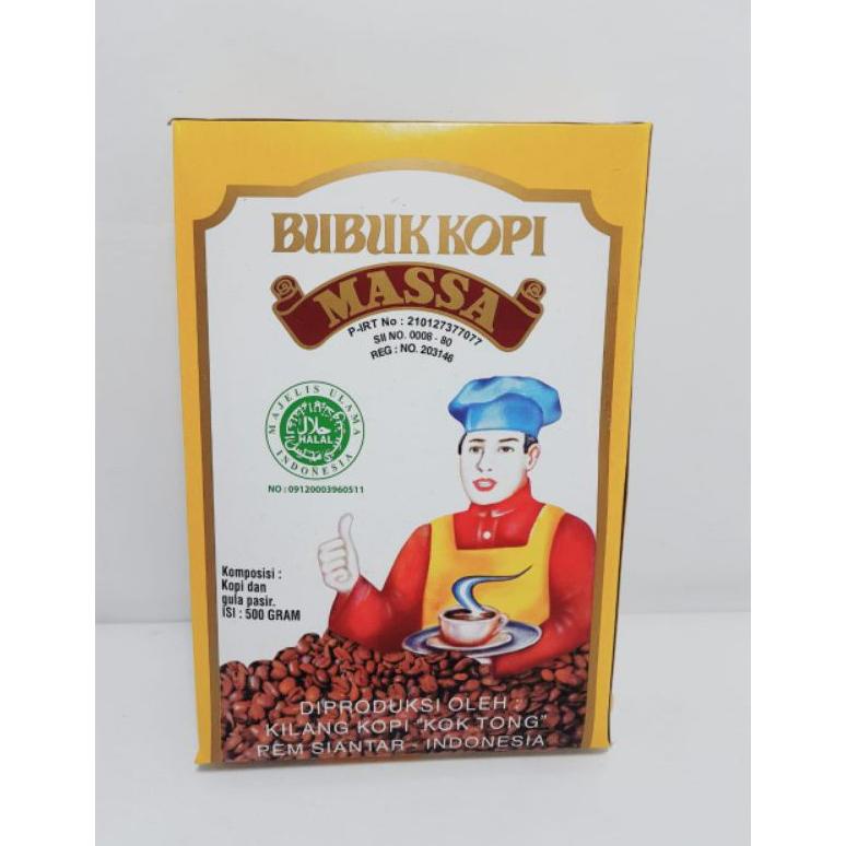 

Limited - (1kotak/ 1/2kg) Bubuk Kopi Massa Kok Tong Pem Siantar Asli ~