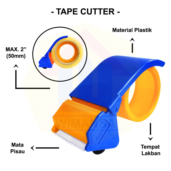 

TAPE CUTTER 2 INCH - PEMOTONG SOLASI