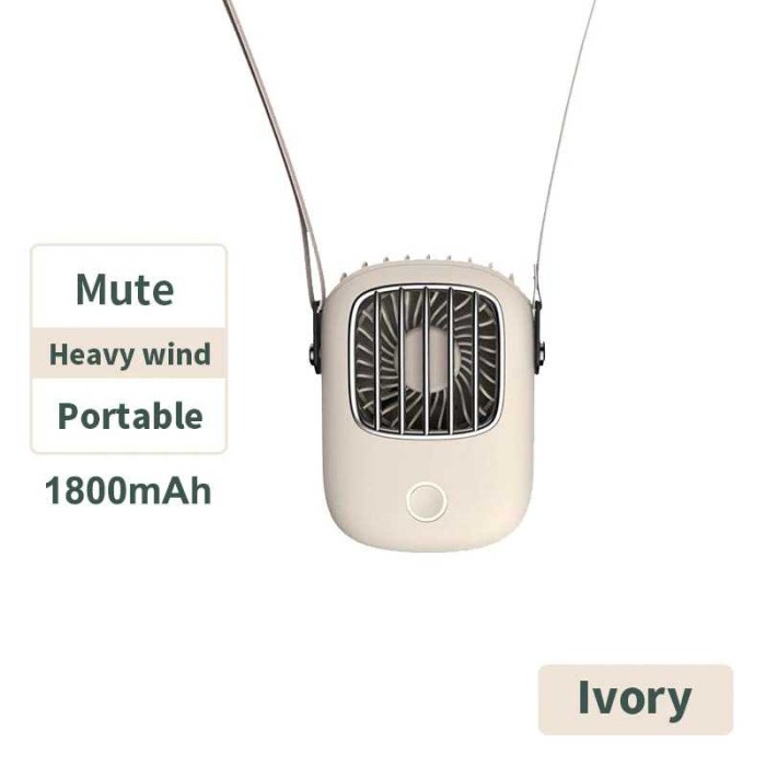 Discount CATLION Kipas Angin Portable Mini Kalung Leher Neck Fan 1800mAh /KIPAS ANGIN MINI/KIPAS