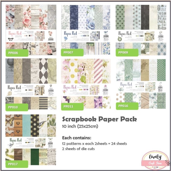 

2525cm (1010") 24+2pcs/set kertas scrapbook fancy paper origami #8